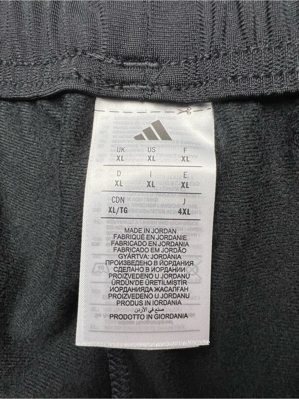 adidas Lightweight Tricot Track Pants Mens Size XL Black Tapered Leg KD3638 NWT